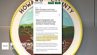 YouTube video thumbnail: Howard County Unveils New Online Tool for Reporting ICE Activity