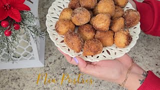 MINI BUÑUELOS!! 🤤 DELICIOSOS Y FÁCIL DE HACER!! pocos ingredientes✅️Mia postres