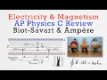 Exploring Biot-Savart and Ampere's Laws in Electricity and Magnetism