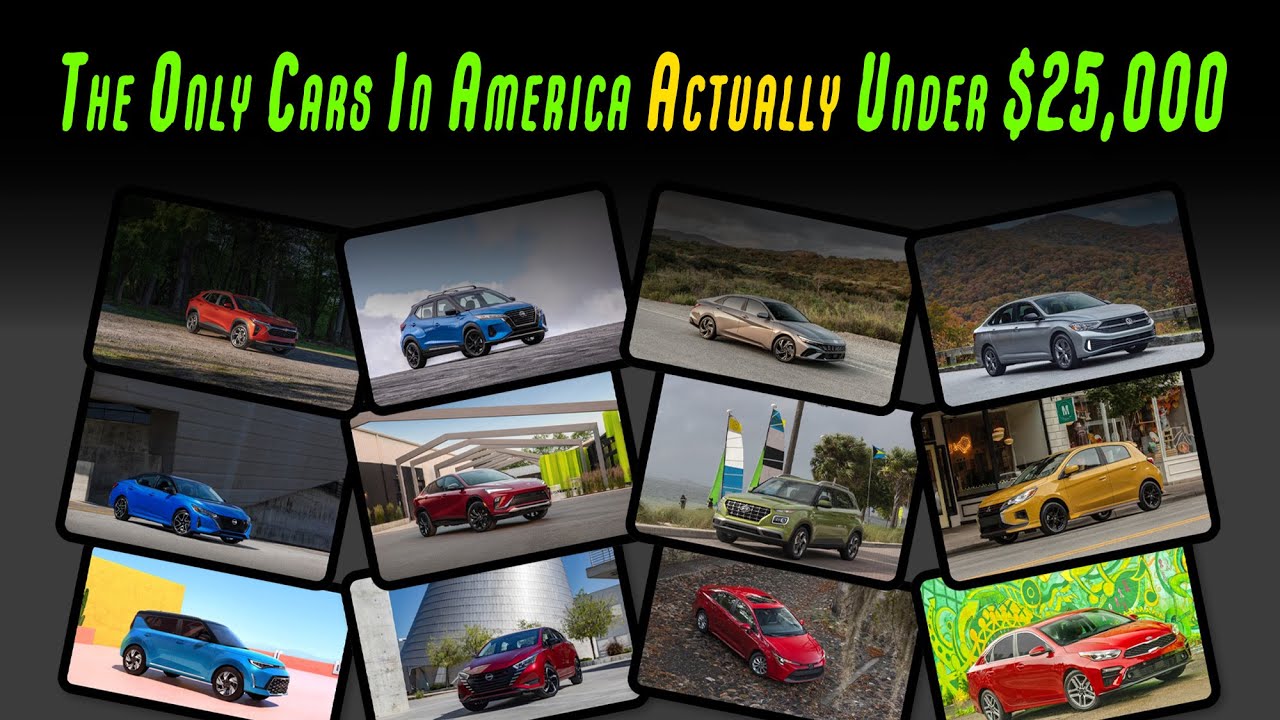The Only Cars ACTUALLY Under $25, 000 In America