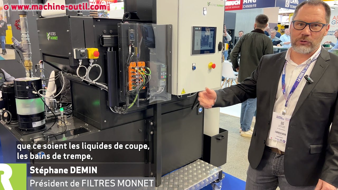 Centrale de filtration des liquides de coupe avec surveillance du lubrifiant