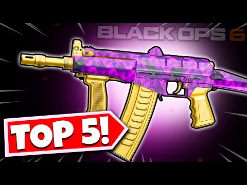 TOP 5 FASTEST KILLING GUNS IN BLACK OPS 6! (BEST CLASS SETUP) COD BO6 Gameplay