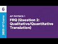 Qualitative and Quantitative Physics Concepts