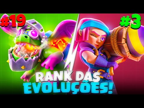 Ranqueando TODAS 33 Evoluções da PIOR para MELHOR