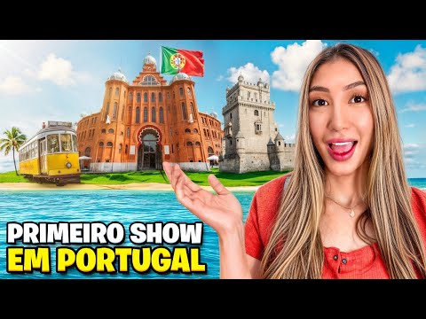 FIZ O MEU PRIMEIRO SHOW EM PORTUGAL