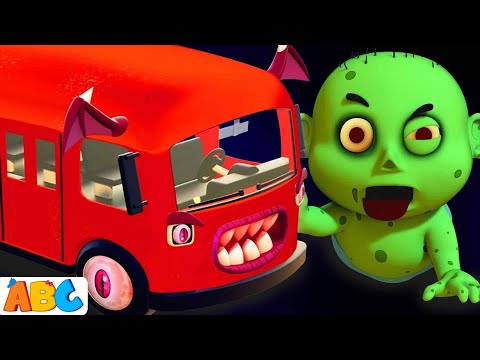 🚌Spooky Wheels On the Bus with the Zombie🧟 | Bus Ride For Kids | Scary Songs by @AllBabiesChannel