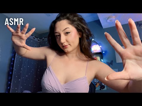 ASMR Fast Hand Movements With Mouth Sounds *Visuals*