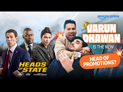 When Head of Promotions Gets Too Creative | Varun Dhawan | Heads of State | Prime Video India
