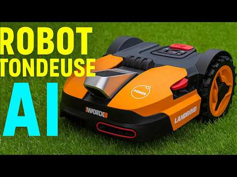 je test et installe le meilleur robot tondeuse intelligence artificiel WORKX landroid vision