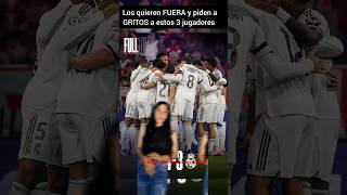 ❌️ Los quieren FUERA del RM y piden a estos 3 ✅️ #realmadrid #fichajedelmadrid