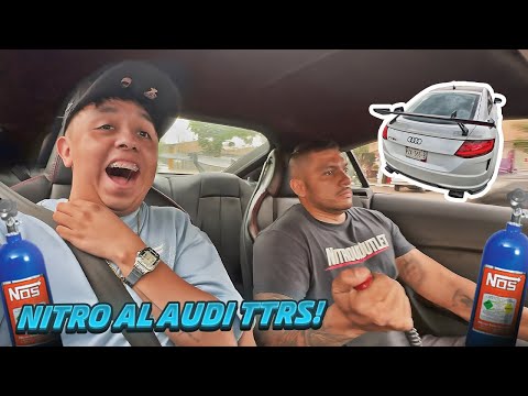 Jala DURÍSIMO el AUDI TTRS con NITRO!? | GUS LOPEZ7