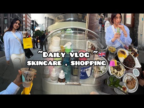 Day In My Life in London ๐ฌ๐ง My skin care routine |Shopping Haul | My life updates | #temu โจ