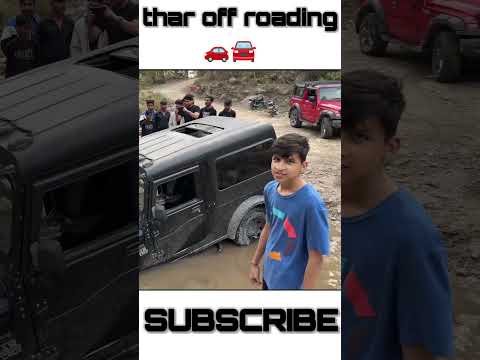 jangale me red than and black thar off roading #souravjoshivlogs #trendingshorts #youtubeshorts