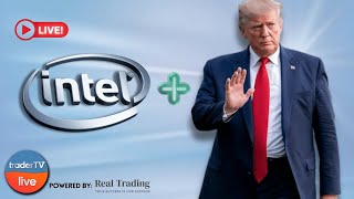 $UNH Jumps 14% 🚀 Dow Up | $SPY Slips, Trump Eyes $INTC Stake | Live Aug 15