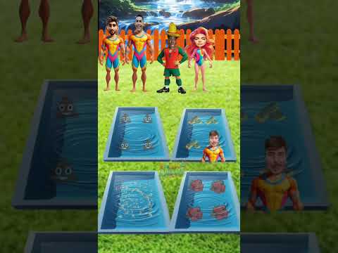 KOLAM KOTORAN INI MILIK SIAPA GUYS❓#ronaldo vs #messi #cartoon #animation #funny #mrbeast #speed