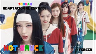 𝐇𝘰𝘵 𝐒𝘢𝘶𝘤𝘦 𝐓𝘦𝘢𝘴𝘦𝘳 (𝐀𝘥𝘢𝘱𝘵𝘢𝘤𝘪ó𝘯 𝘢𝘭 𝐄𝘴𝘱𝘢ñ𝘰𝘭, 𝐘𝘰𝘰𝘯𝘢𝘩)
