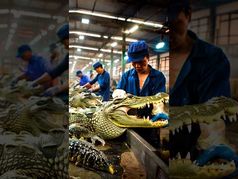 Esto hacen con Piel de cocodrilo 🐊
