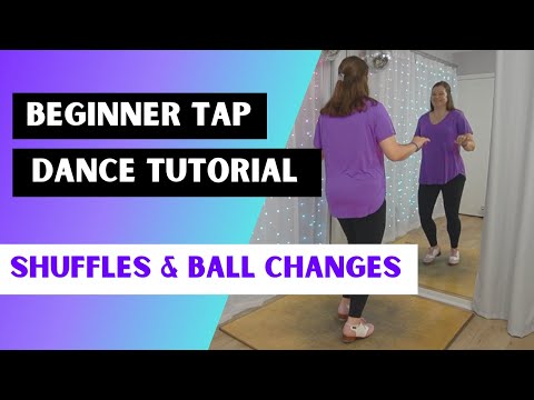 LEARN TO TAP DANCE 🩵 Shuffles & Ball Changes 🩵 "Haven't Met You Yet" 🩵 BEGINNER TAP DANCE TUTORIAL