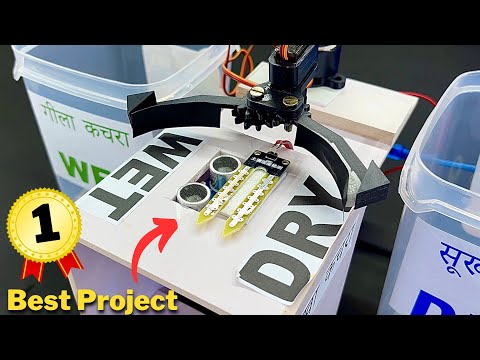 Smart Dustbin Robot - Dry & Wet Waste Separating | Best Science Project