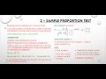 Two Sample Proportion Test Concepts