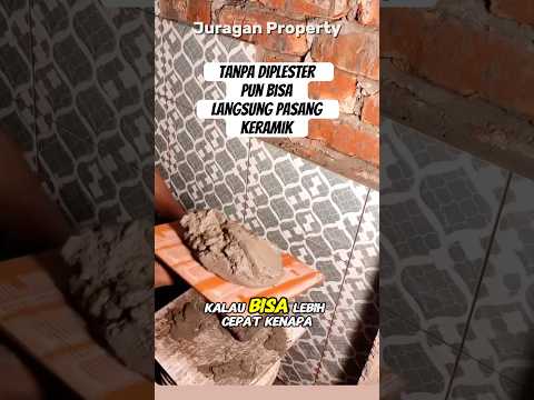 Tanpa diplesterpun bisa pasang keramik #construction #trending #fyp #fypシ゚viral #fypshorts #short
