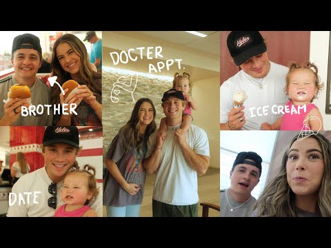 VLOG: 20 week appointment, brother in town & family time