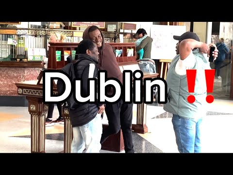 Dublin City Centre Ireland at 10am
