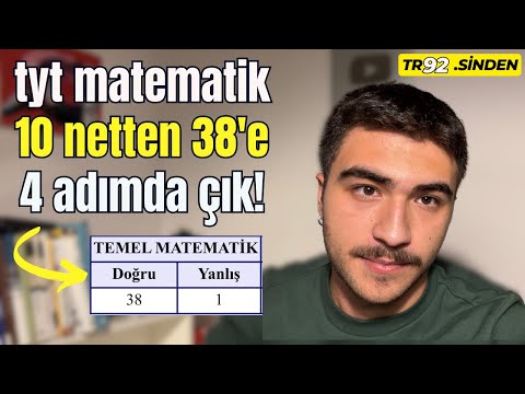 ⚡️TYT Matematik netlerin artmıyorsa👉4 Çözümle +35 NET! #yks2025 #ayt #tyt #derecehocam