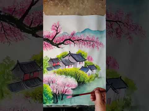 Amazing Art Work: Easy Drawing A Spring Picture