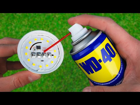 Apply WD40 to the LED Bulb and be Amezed! Great Technology🔥