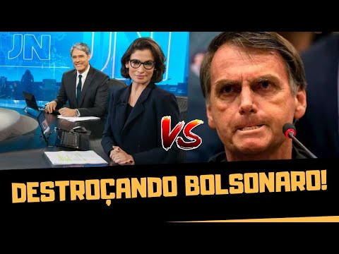 JORNAL NACIONAL DESTROÇA BOLSONARO!!!
