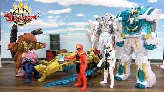 人形劇【ナンバーワン戦隊ゴジュウジャー】テガソードを助けろ!!グーデバーン登場!!ゴジュウポーラーとともに敵を倒せ!!