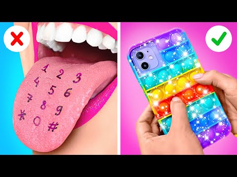 Ready For DIY Phone Crafts?📱🎨 Viral Cardboard & Epoxy Resin Hacks By 123 Go Live!