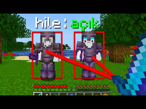 Minecraft'ta ADMİN Farkedene Kadar Hile Kullandım