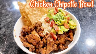 POLLO EN CHIPOTLE (COMIDA RAPIDA DELICIOSA EN MINUTOS‼️CHICKEN CHIPOTLE BOWL