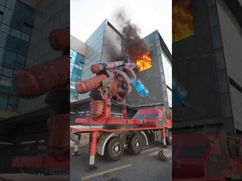 पानी का गोला फेकने वाला fire brigade की गाड़ी 😱😯 #shorts #shortsvideo #viral