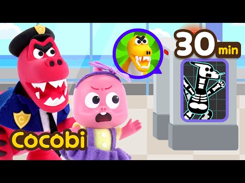 Amazing Airport X-ray! + Safety Rules Songs for Kids | Compilation | Cocobi