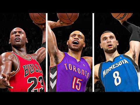 Poster With The Greatest Dunkers In NBA 2K