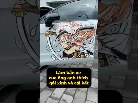 Vẽ bậy lên xe người lạ #19: Làm bẩn con Porsche mới mua của ông anh mê gái xinh #painting #vetranh