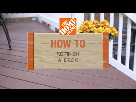 How to Refinish a Deck