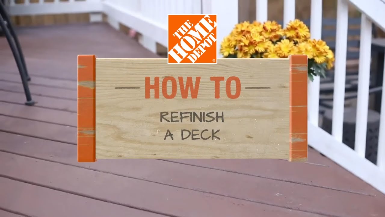 How to Refinish a Deck