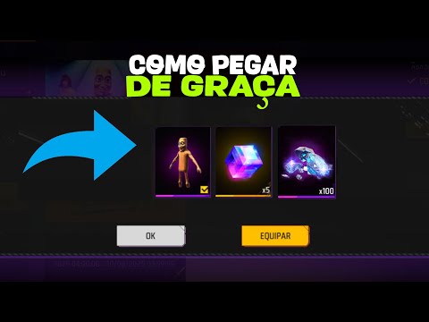 COMO PEGAR O TUNG TUNG SAHUR e 100 DIAMANTES DE GRAÇA NO FREE FIRE