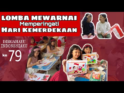 LOMBA MEWARNAI TAPI GAMBAR KITA JELEK GAESS HUHUHU | DIRGAHAYU INDONESIA KE 79 | LOMBA 17 AGUSTUSAN