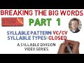 Exploring VC/CV Syllable Division Techniques