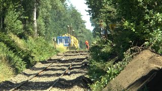 Schottern auf der Gebirgsbahn 10.7.2026