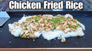 Chicken Fried Rice for a Crowd on the new Traeger Irontop