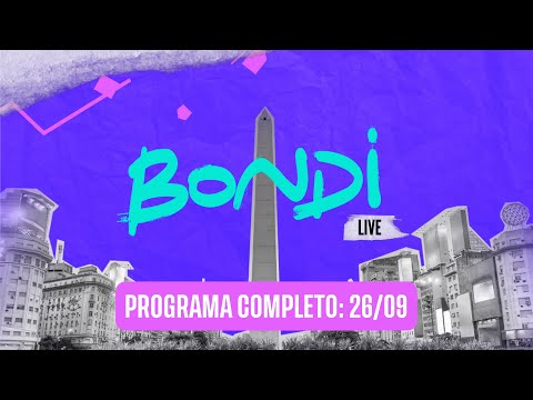 ▶️ PROGRAMACIÓN COMPLETA 26/09 | BONDI LIVE