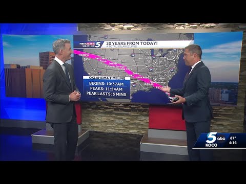 YouTube video thumbnail: Oklahoma to See Total Solar Eclipse Exactly 20 Years From Now
