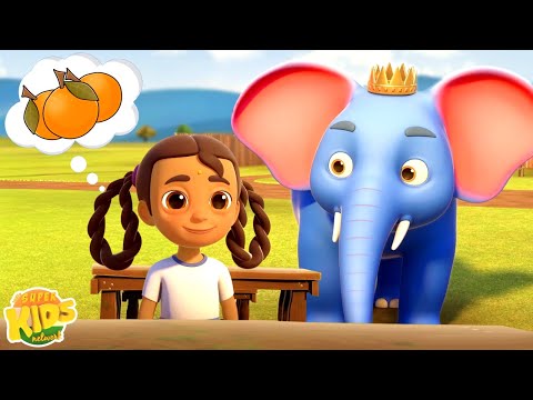 Hathi Raja Color Song, हाथी राजा, Hindi Kids Rhymes and Baby Videos