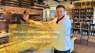 800 Jahre Spitalstiftung: Geschichte, die schmeckt - das Jubiläumsbrot ist da!